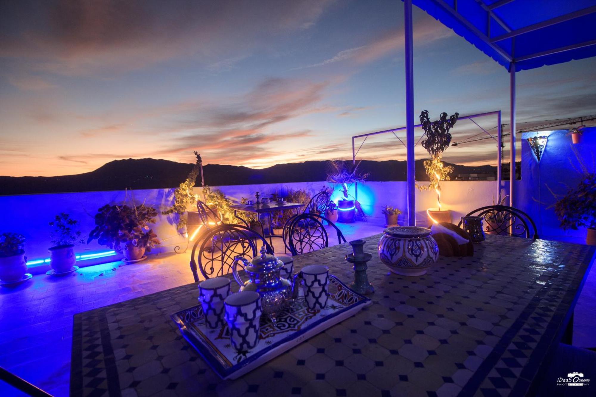Casa Voyager 'Secret Garden Terrace' Apartment Chefchaouen Exterior photo